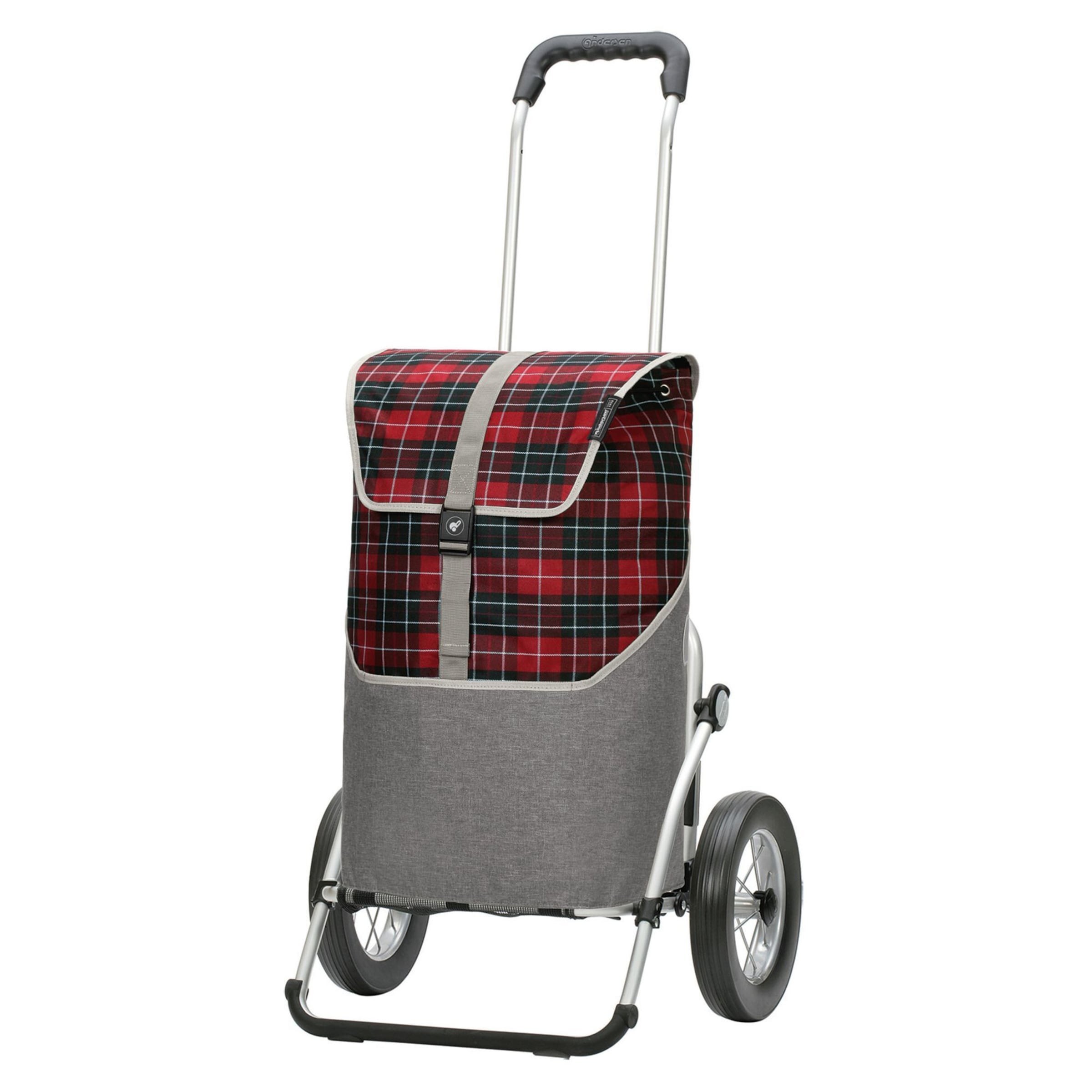 Andersen Shopper Trolley 'Gese' in Rood: voorkant