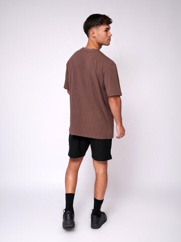 Maglietta 'Essential Oversized T-shirt' di Fortex Fitness in marrone
