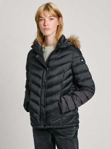 Pepe Jeans Jacke in Schwarz: Vorderseite