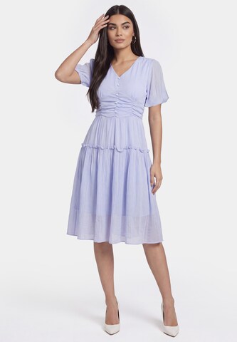 Robe faina en bleu : devant