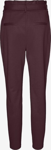 VERO MODA Tapered Pleat-Front Pants 'LUCCA' in Red