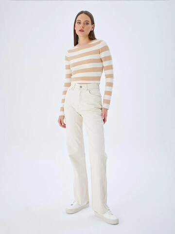 Pull-over 'Pullover' MixRay en beige