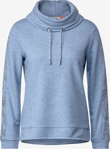 CECIL Sweatshirt 'Cecil' in Blue: front