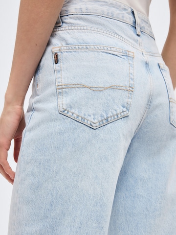 Pepe Jeans Szeroka nogawka Jeansy 'LEXA' w kolorze niebieski