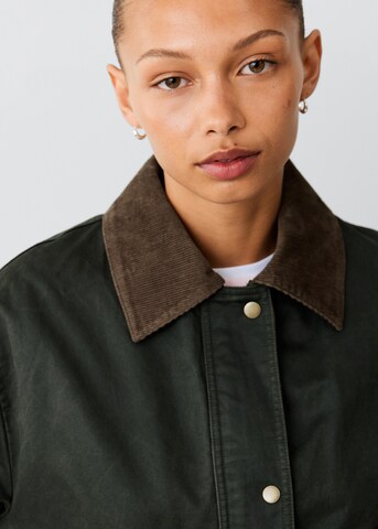 MANGO TEEN Prehodna jakna 'SALFORD' | zelena barva