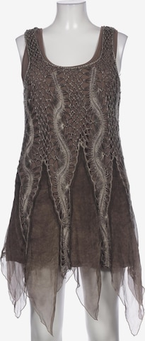 Biba Dress in XXXL in Brown: front