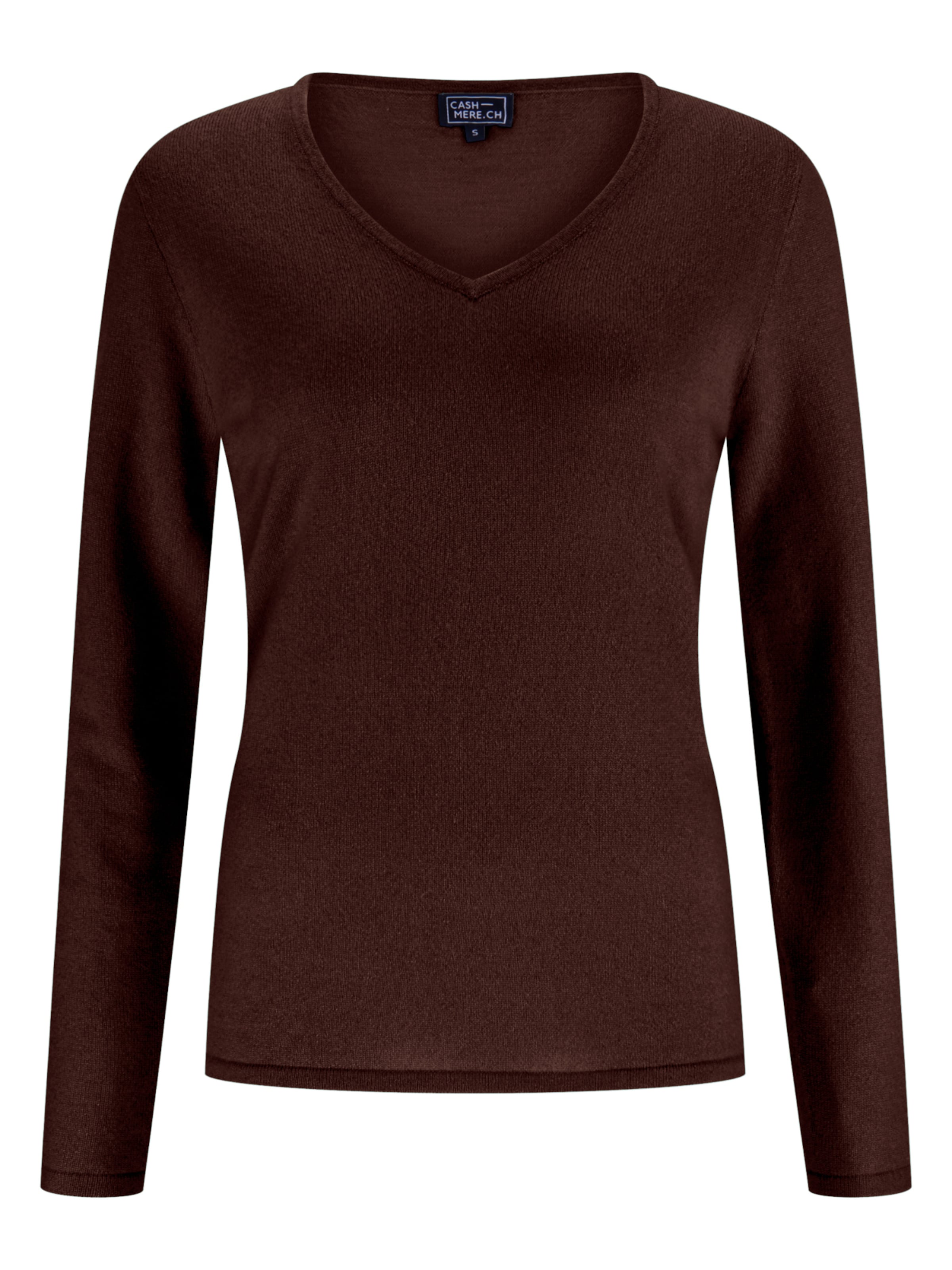 CASH-MERE.CH Sweater in Brown: front