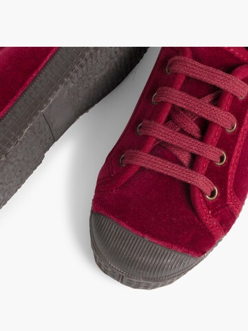 Baskets Pisamonas en rouge