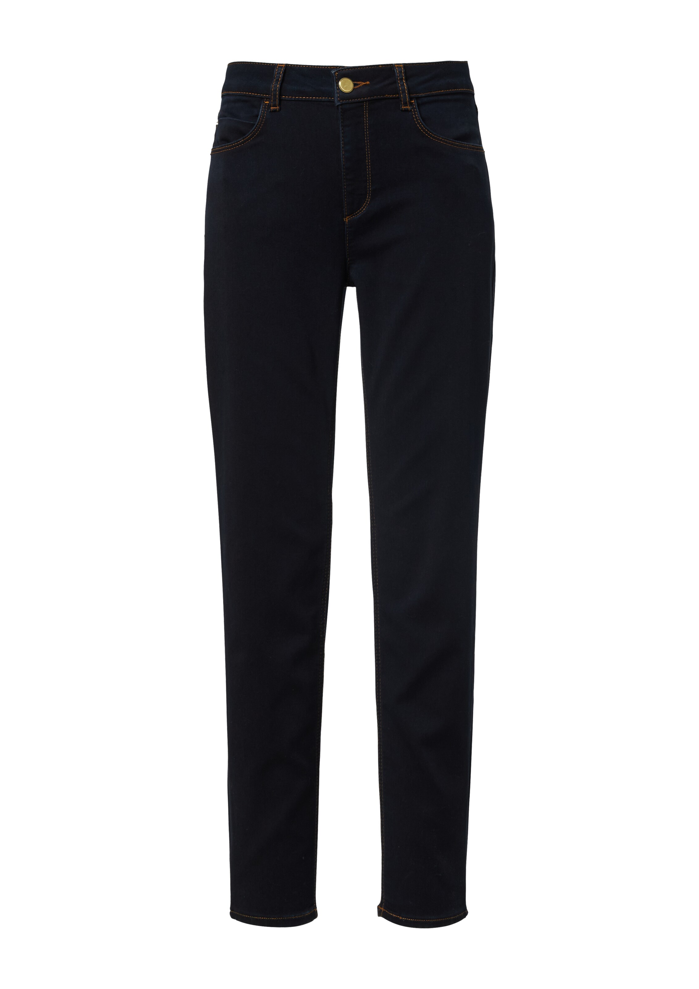 COMMA Úzky strih Džínsy - Modrá: predná strana