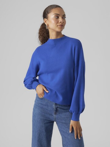 VERO MODA Trui 'NANCY' in Blauw: voorkant