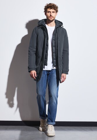 Street One MEN Between-Season Jacket in Blue: front