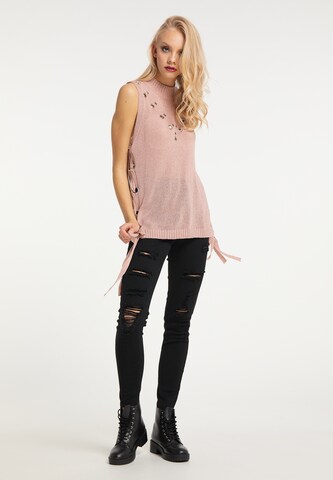 Tops en tricot myMo ROCKS en rose