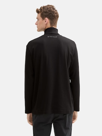 TOM TAILOR Shirt in Schwarz