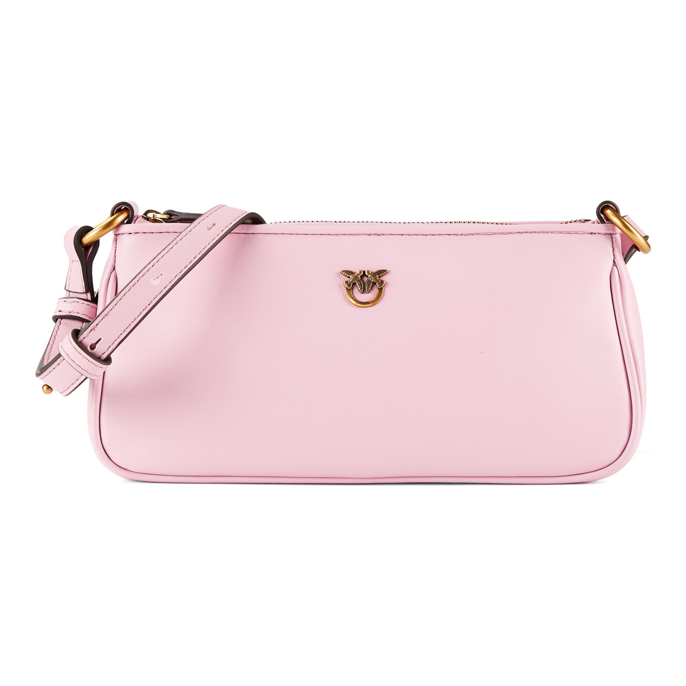 Borsa a tracolla 'Half Moon' di PINKO in rosa: frontale