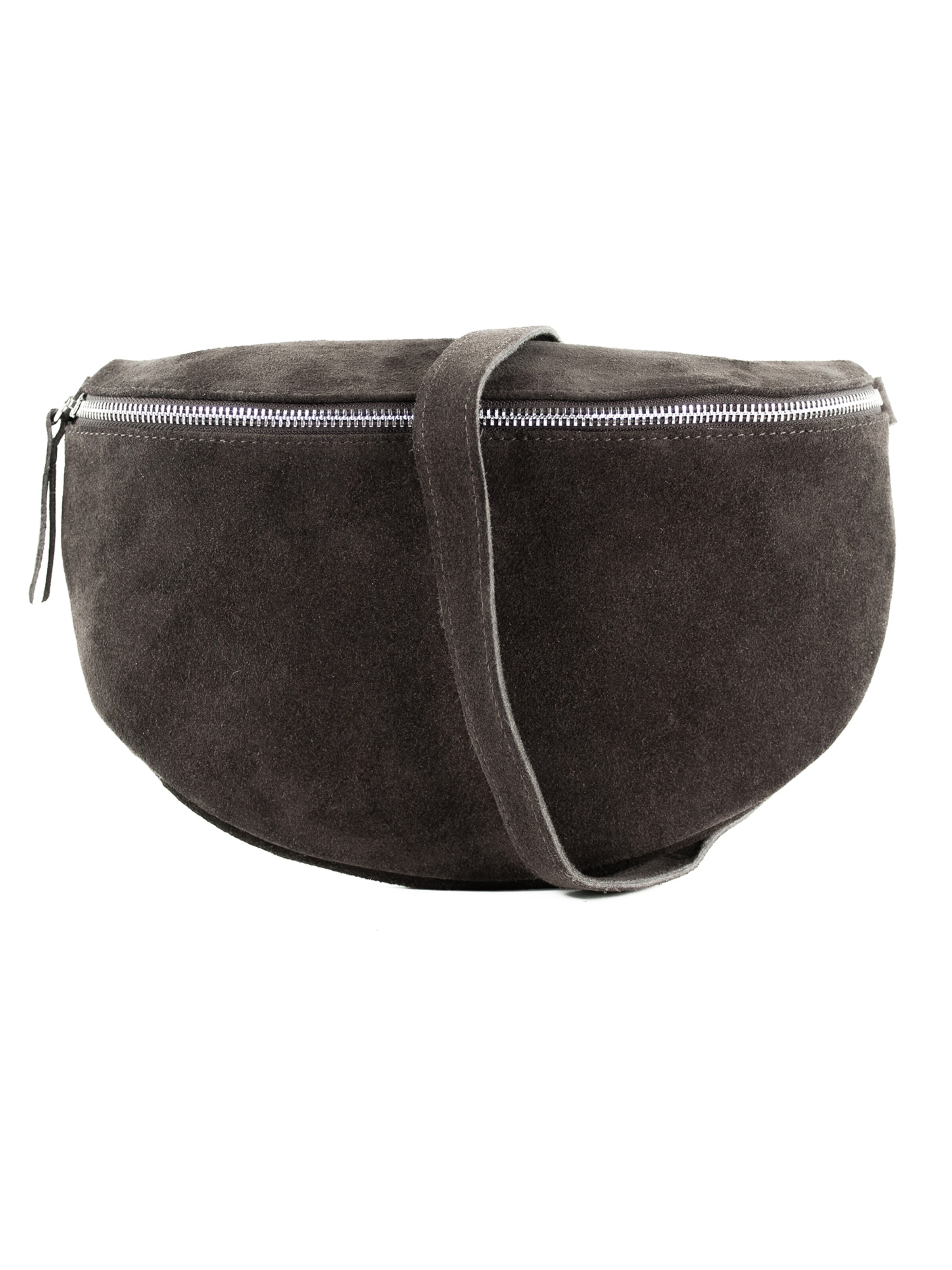 Sacs banane 'VALENTINA large' lePelou en marron : devant