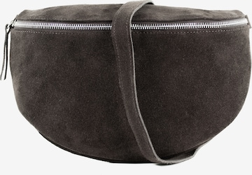 Sacs banane 'VALENTINA large' lePelou en marron : devant