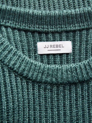 JJ Rebel Pulóver 'JREBLOGAN' - zöld