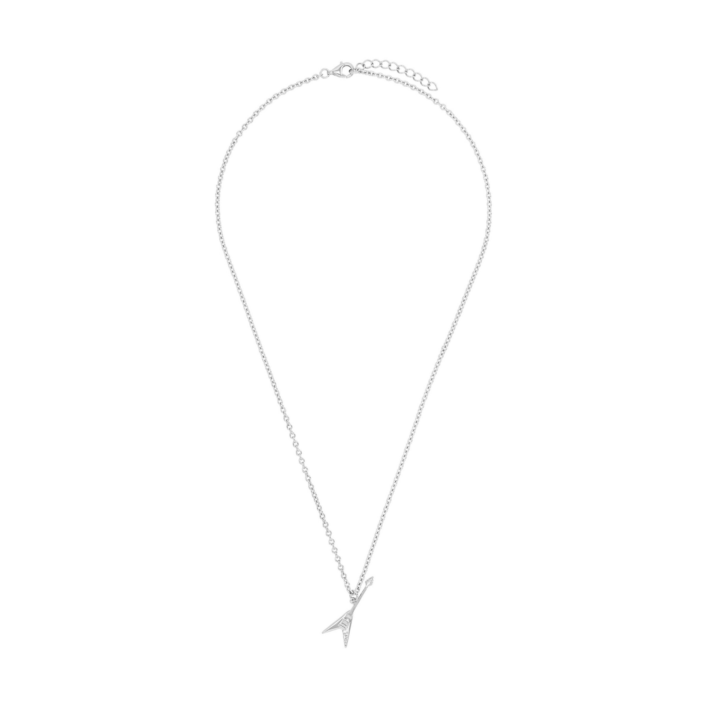AMOR Necklace in Silver: front