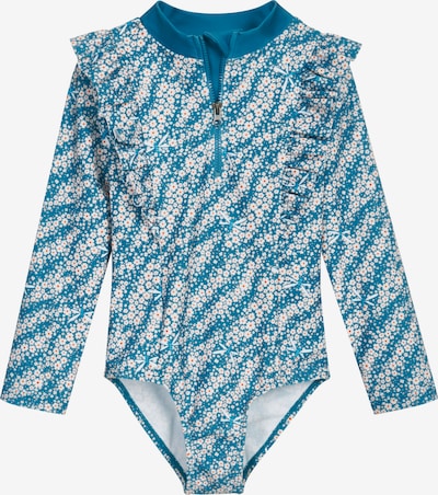 Maudymosi kostiumėlis iš PLAYSHOES, spalva – benzino spalva / oranžinė / balta, Prekių apžvalga