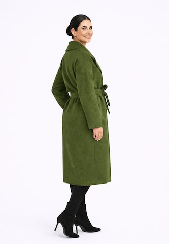 Elara Overgangsfrakke i grøn