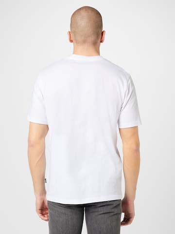 BOSS Тениска 'Meccano' в бяло