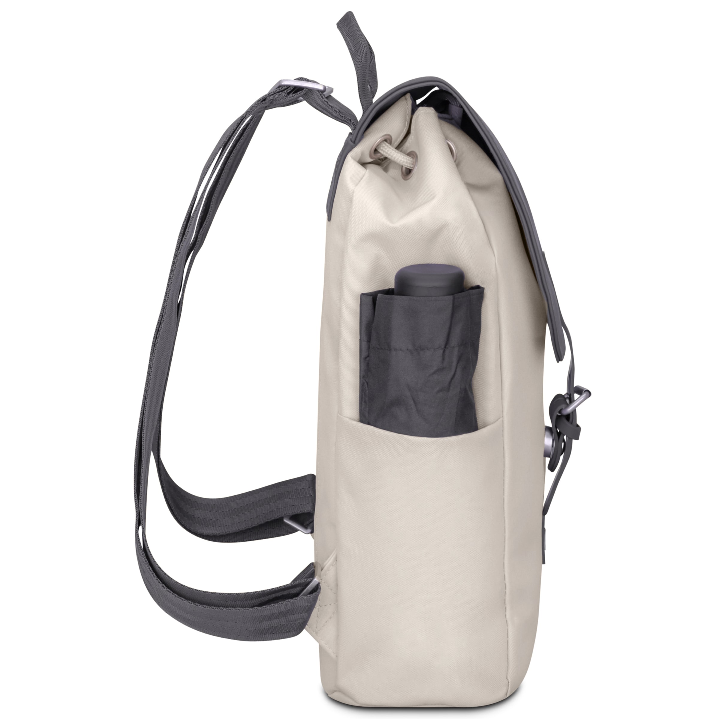 Rucsac 'Ida' de la LARKSON pe bej: lateral