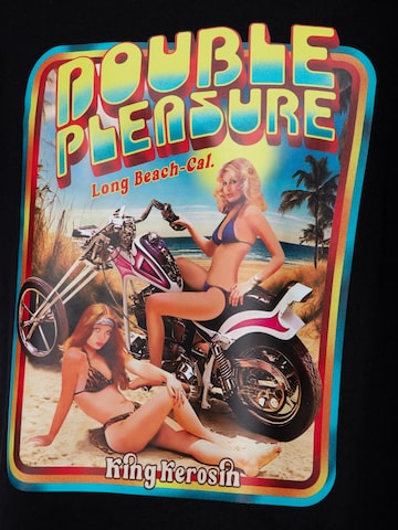 King Kerosin Shirt 'Double Pleasure' in Black