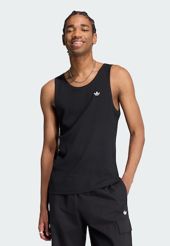 T-Shirt 'Trefoil Essentials' ADIDAS ORIGINALS en noir : devant
