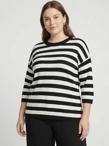 Guido Maria Kretschmer Curvy Свитер 'Lani' в Черный: спереди