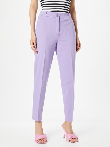 ESPRIT Slim fit Pants in Purple: front