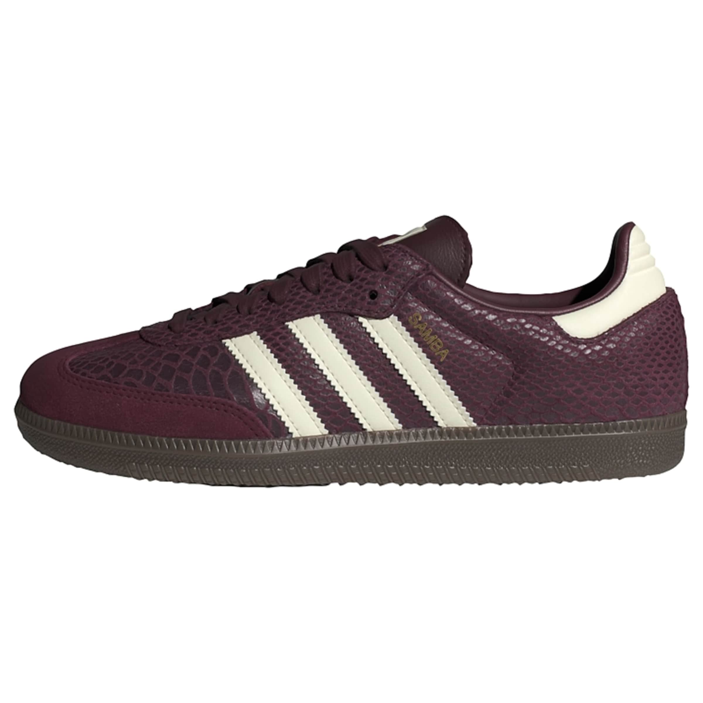 Baskets basses 'Samba' ADIDAS ORIGINALS en marron : devant
