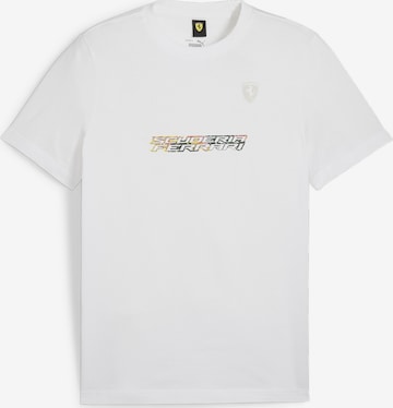 PUMA T-Shirt 'Scuderia Ferrari Race CREW' in Weiß: predná strana
