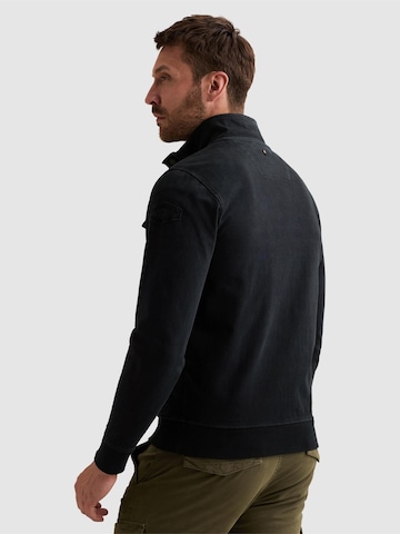 PME Legend Overgangsjakke 'Cargo sweat jacket with zipper closure' i blå