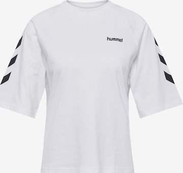 T-shirt fonctionnel Hummel en blanc : devant