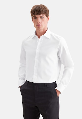 SEIDENSTICKER Super Slim Fit Hemd in Weiß: Vorderseite