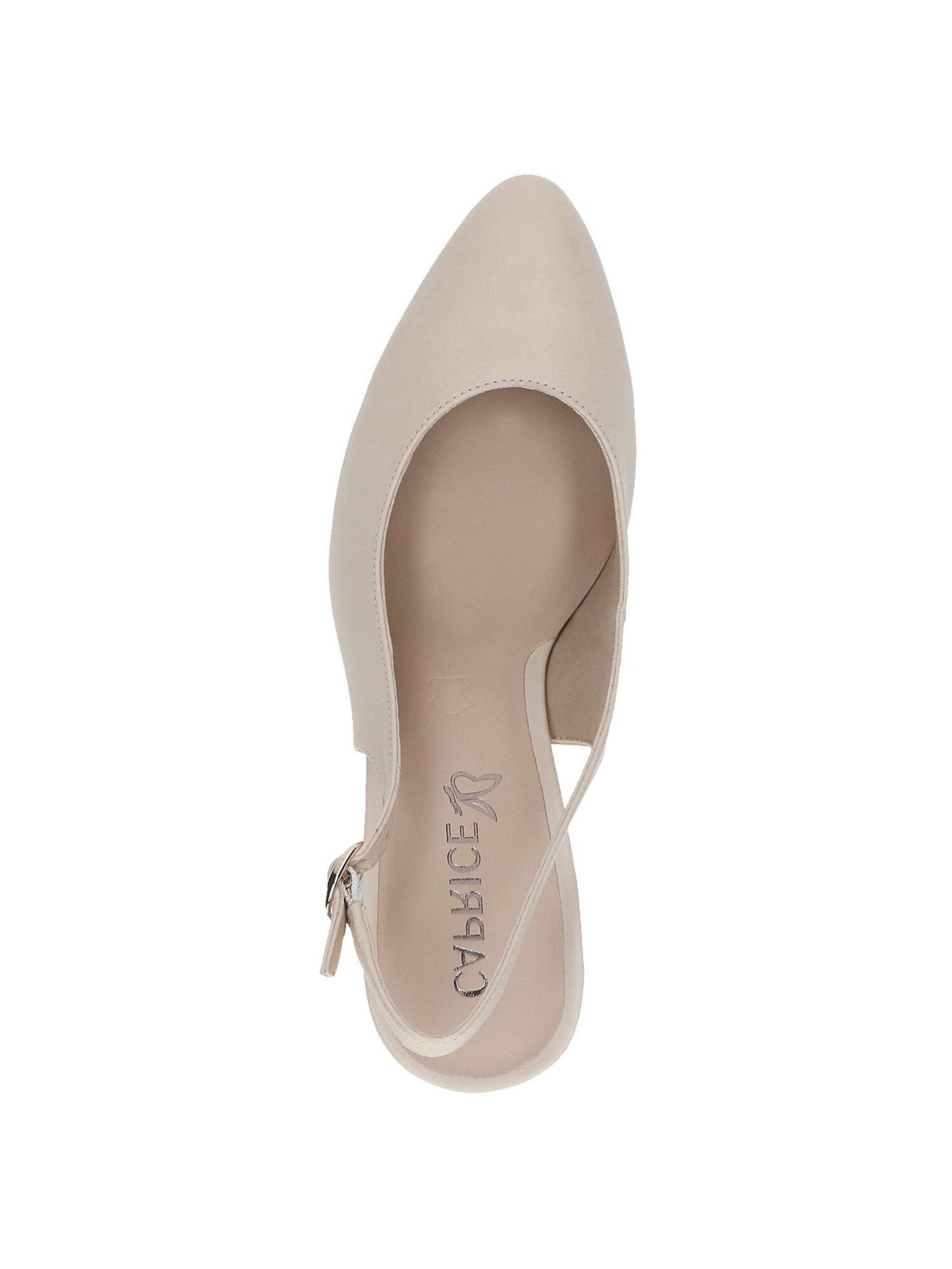 CAPRICE Slingback pumps in White