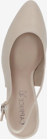 CAPRICE Slingpumps in Wit