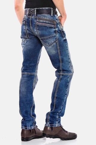 Coupe slim Jean CIPO & BAXX en bleu