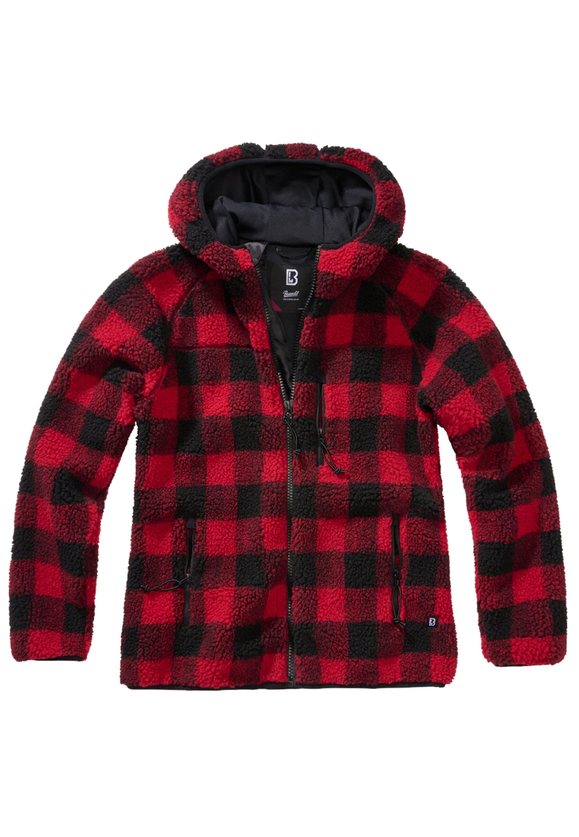 Brandit Between-season jacket in Red: front