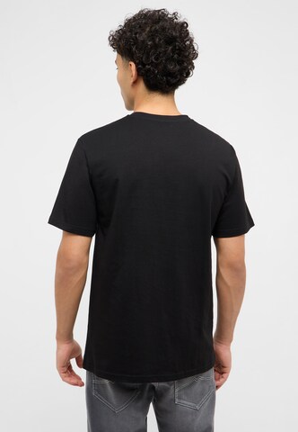 MUSTANG T-Shirt 'Style Austin' in Schwarz