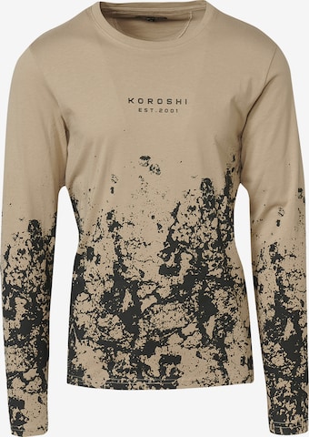 KOROSHI Shirt in Beige: front