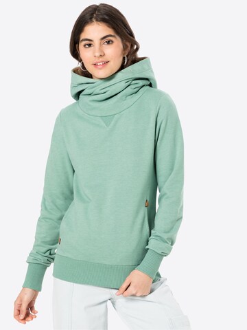 Fli Papigu Sweatshirt 'U Sexy I am Sexy' in Groen: voorkant