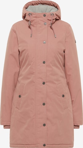 DreiMaster Vintage Raincoat in Pink: front