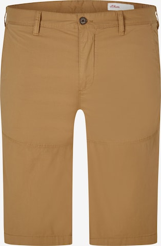 Regular Pantalon chino s.Oliver en beige : devant