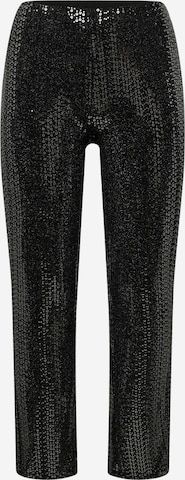 PIECES Curve Regular Pants 'SIDDY' in Black: front