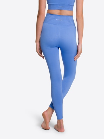 OCEANSAPART Skinny Sportbroek 'Riley' in Blauw