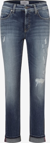 Cambio Regular Jeans in Blauw: voorkant