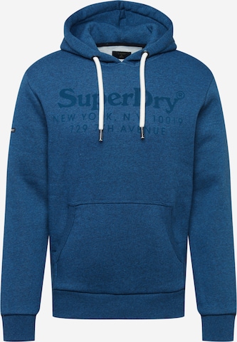 Superdry Sweatshirt 'Venue' in Blauw: voorkant
