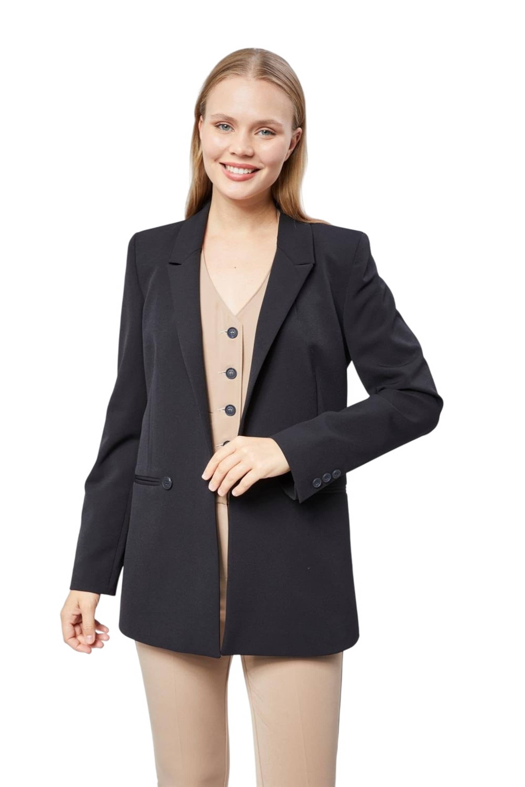 HOME STORE Blazer in Schwarz: Vorderseite