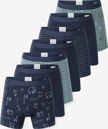SCHIESSER Boxershorts '95/5' in Blau: Vorderseite